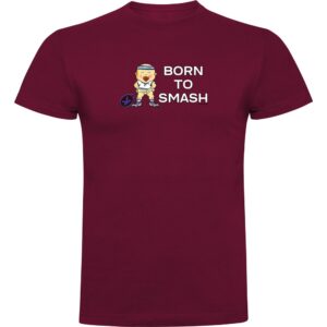 Kruskis Born To Smash Short Sleeve T-shirt Rojo M Hombre