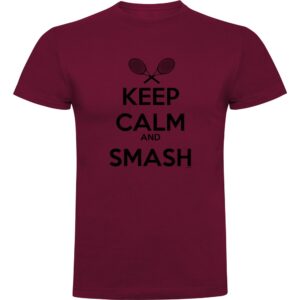 Kruskis Keep Calm And Smash Short Sleeve T-shirt Rojo 3XL Hombre