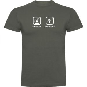 Kruskis Problem Solution Smash Short Sleeve T-shirt Verde 2XL Hombre