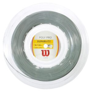 Wilson Poly Pro 200 M Tennis Reel String Plateado 1.25 mm