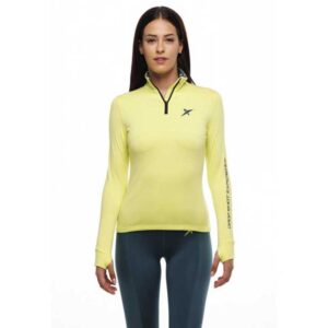 Drop Shot Famara Half Zip Sweatshirt Amarillo S Mujer