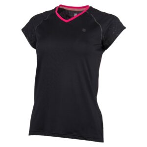 K-swiss Hypercourt Express Short Sleeve T-shirt Negro S Mujer