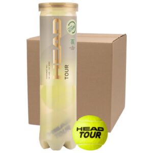 Head Racket Tour Tennis Balls Box Amarillo 18 x 4 Balls