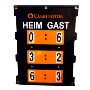 Carrington Deutsch Tennis Court Scoreboard Naranja 60x46 cm