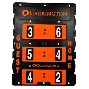 Carrington English Tennis Court Scoreboard Naranja 60x46 cm
