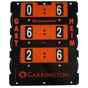 Carrington Deutsch Tennis Court Scoreboard Naranja 82x58 cm