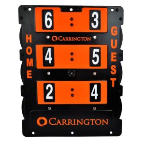 Carrington English Tennis Court Scoreboard Naranja 82x58 cm