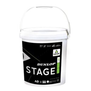 Dunlop Stage 1 Tennis Balls Bucket Amarillo 60 Balls