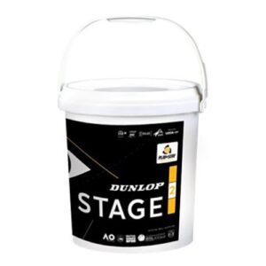Dunlop Stage 2 Tennis Balls Bucket Amarillo,Naranja 60 Balls