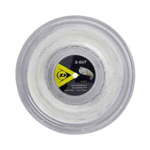 Dunlop S Gut 200 M Tennis Reel String Blanco 1.32 mm
