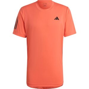 Adidas Club 3 Stripes Short Sleeve T-shirt Naranja 2XL Hombre