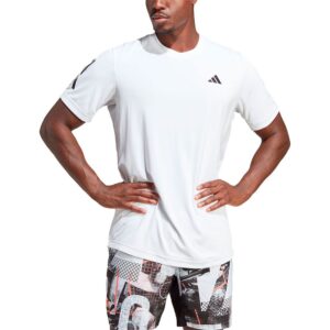 Adidas Club 3 Stripes Short Sleeve T-shirt Blanco XL Hombre
