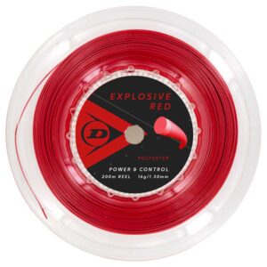 Dunlop Polyester 200 M Tennis Reel String Rojo 1.30 mm