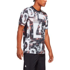 Adidas Club Graphic Short Sleeve T-shirt Negro 2XL Hombre