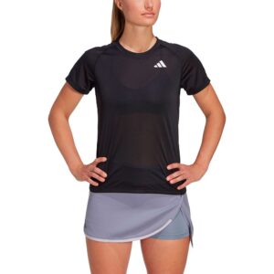 Adidas Club Short Sleeve T-shirt Negro L Mujer