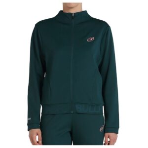 Bullpadel Icaco G Full Zip Sweatshirt Verde M Mujer