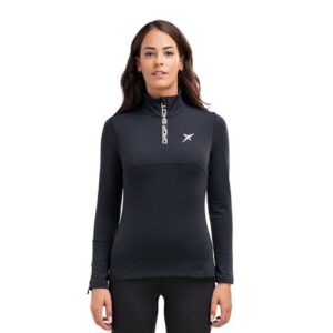 Drop Shot Romina Half Zip Sweatshirt Negro XS Mujer