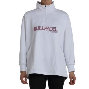 Bullpadel Inane Half Zip Sweatshirt Blanco L Mujer