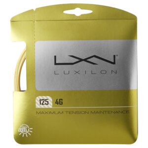 Luxilon 4g 125 12.2 M Tennis Single String Dorado 1.25 mm