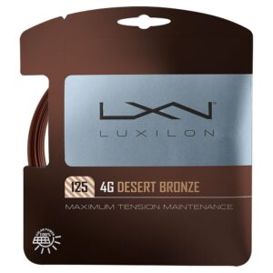 Luxilon 4g Desert Bronze 12.2 M Tennis Single String Transparente 1.25 mm