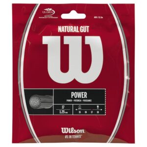Wilson Natural Gut 17 12.2 M Tennis Single String Rojo 1.25 mm