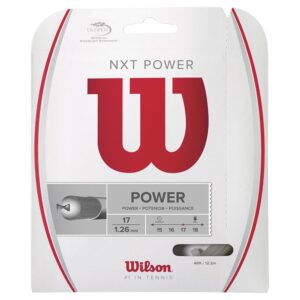 Wilson Nxt Power 17 12.2 M Tennis Single String Transparente 1.26 mm