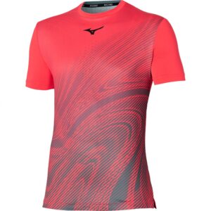 Mizuno Charge Shadow Graphic Short Sleeve T-shirt Rojo XL Hombre