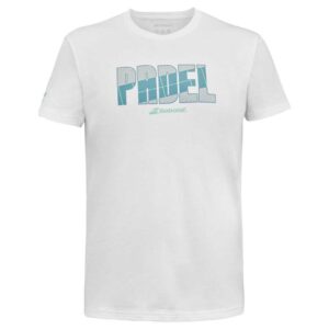 Babolat Cotton Short Sleeve T-shirt Blanco S Hombre