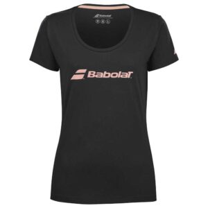 Babolat Exercise Short Sleeve T-shirt Negro XS Mujer
