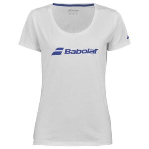 Babolat Exercise Short Sleeve T-shirt Blanco XL Mujer