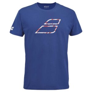 Babolat Exercise Big Flag Short Sleeve T-shirt Azul M Hombre