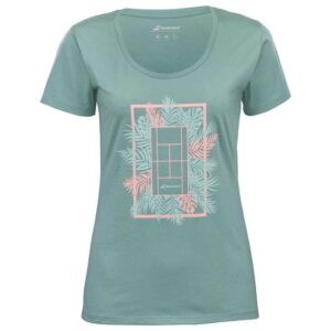 Babolat Exercise Message Short Sleeve T-shirt Verde XS Mujer