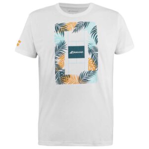Babolat Exercise Message Short Sleeve T-shirt Blanco M Hombre