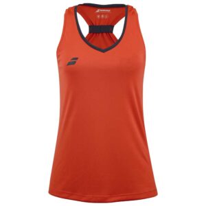 Babolat Play Top Sleeveless T-shirt Naranja XS Mujer