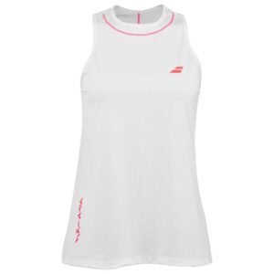 Babolat Strike Sleeveless T-shirt Blanco L Mujer