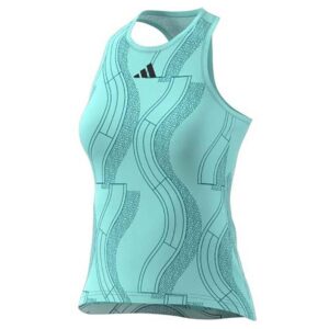 Adidas Club Graph Tank Sleeveless T-shirt Verde M Mujer