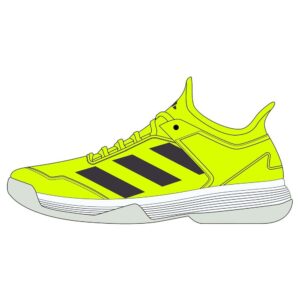 Adidas Ubersonic 4 All Court Shoes Amarillo EU 35 1/2