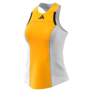 Adidas Y-tank Pro Sleeveless T-shirt Amarillo S Mujer