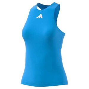 Adidas Y-tank Sleeveless T-shirt Azul L Mujer