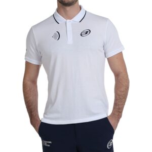Bullpadel Cente Short Sleeve Polo Blanco L Hombre