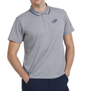 Bullpadel Centeb Short Sleeve Polo Gris S Hombre