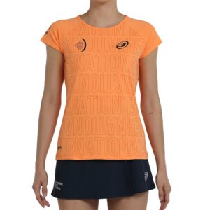 Bullpadel Epata Short Sleeve T-shirt Naranja S Mujer