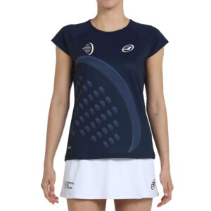 Bullpadel Erran Short Sleeve T-shirt Azul S Mujer