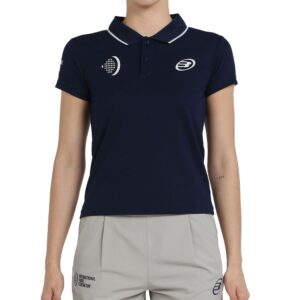 Bullpadel Exilo Short Sleeve Polo Azul L Mujer