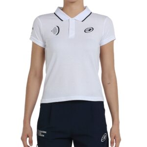 Bullpadel Exilo Short Sleeve Polo Blanco L Mujer
