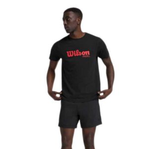 Wilson Graphic Short Sleeve T-shirt Negro S Hombre