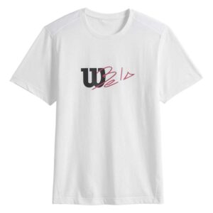 Wilson Graphic Short Sleeve T-shirt Blanco S Hombre