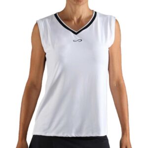 Endless Blur Sleeveless T-shirt Blanco M Mujer
