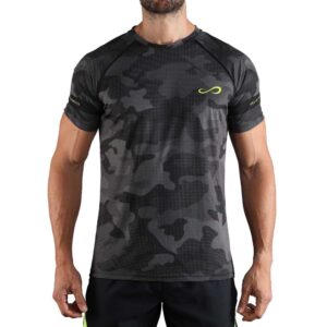 Endless Camo Short Sleeve T-shirt Gris L Hombre
