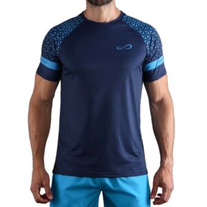 Endless Feisty Geo Short Sleeve T-shirt Azul XL Hombre